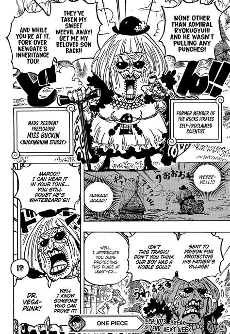 stussy buckingham|One Piece capítulo 1073: Bakkin confirmado como Miss。